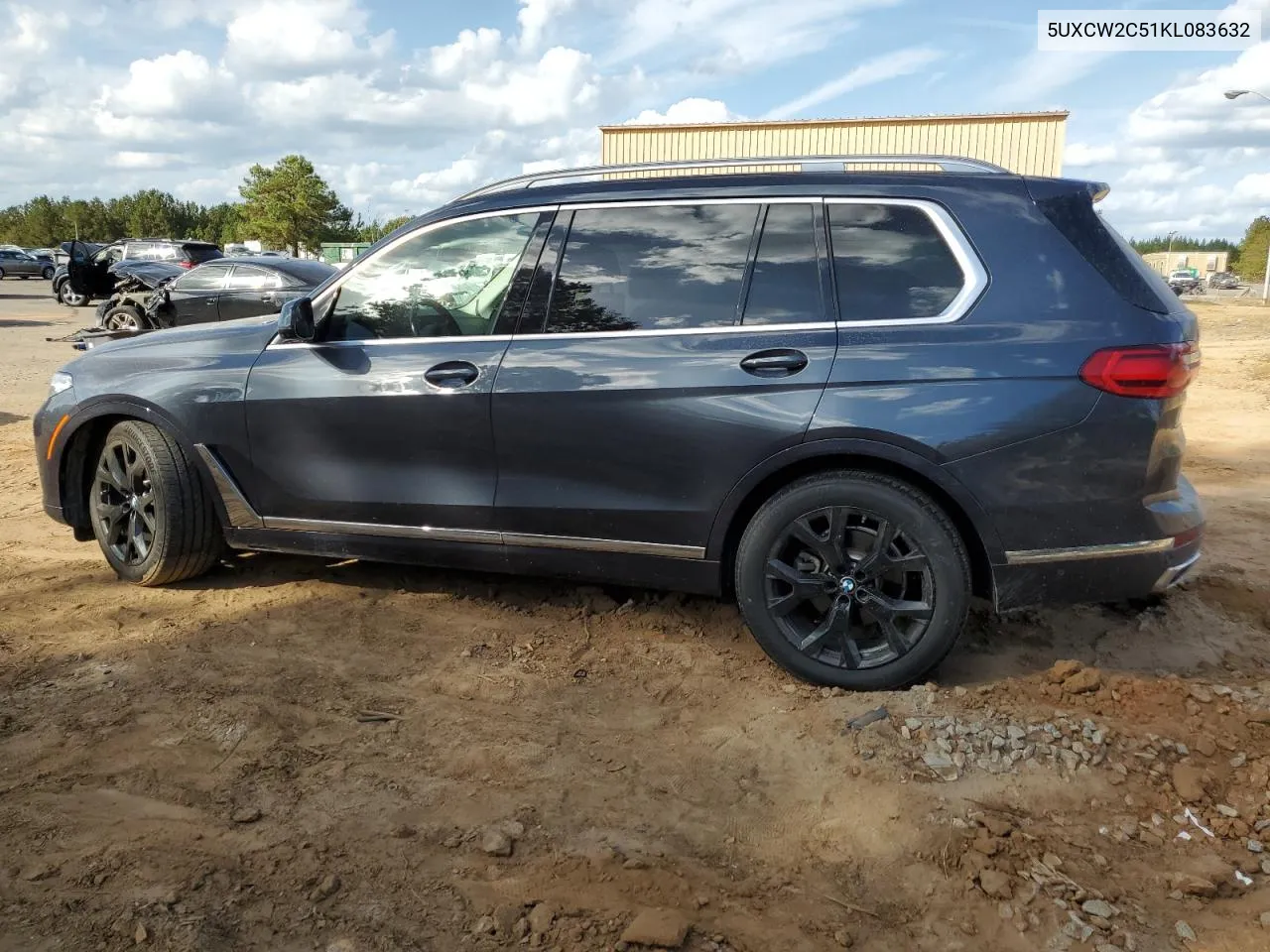 2019 BMW X7 xDrive40I VIN: 5UXCW2C51KL083632 Lot: 78786874