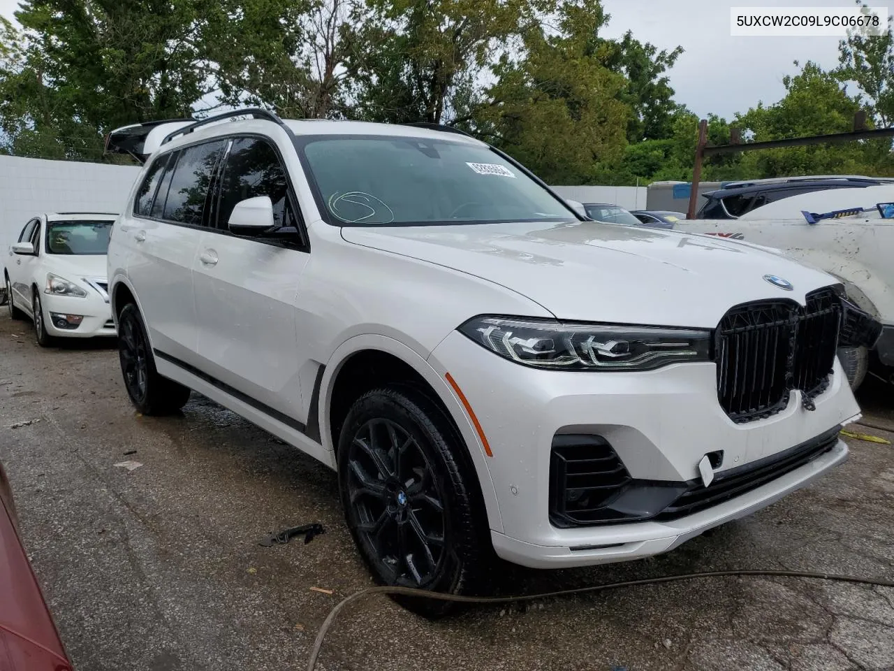 2020 BMW X7 xDrive40I VIN: 5UXCW2C09L9C06678 Lot: 62835654