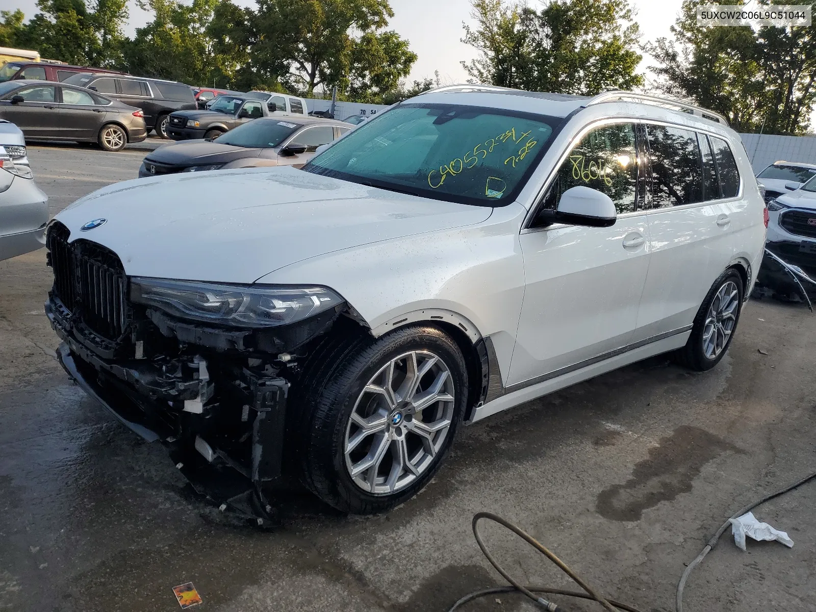 2020 BMW X7 xDrive40I VIN: 5UXCW2C06L9C51044 Lot: 64055234