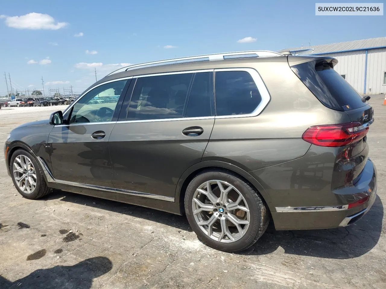 2020 BMW X7 xDrive40I VIN: 5UXCW2C02L9C21636 Lot: 67871604