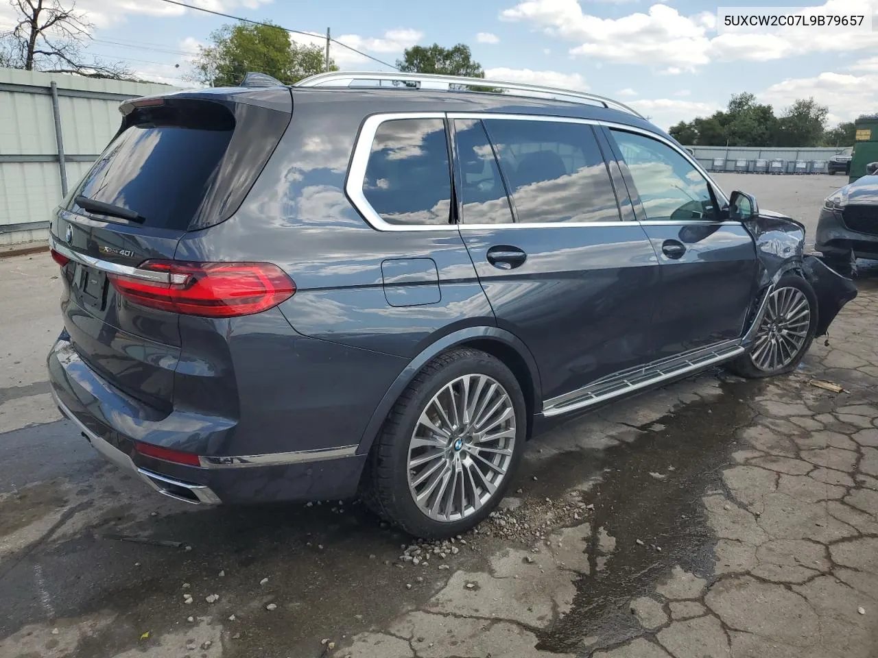 2020 BMW X7 xDrive40I VIN: 5UXCW2C07L9B79657 Lot: 68278594