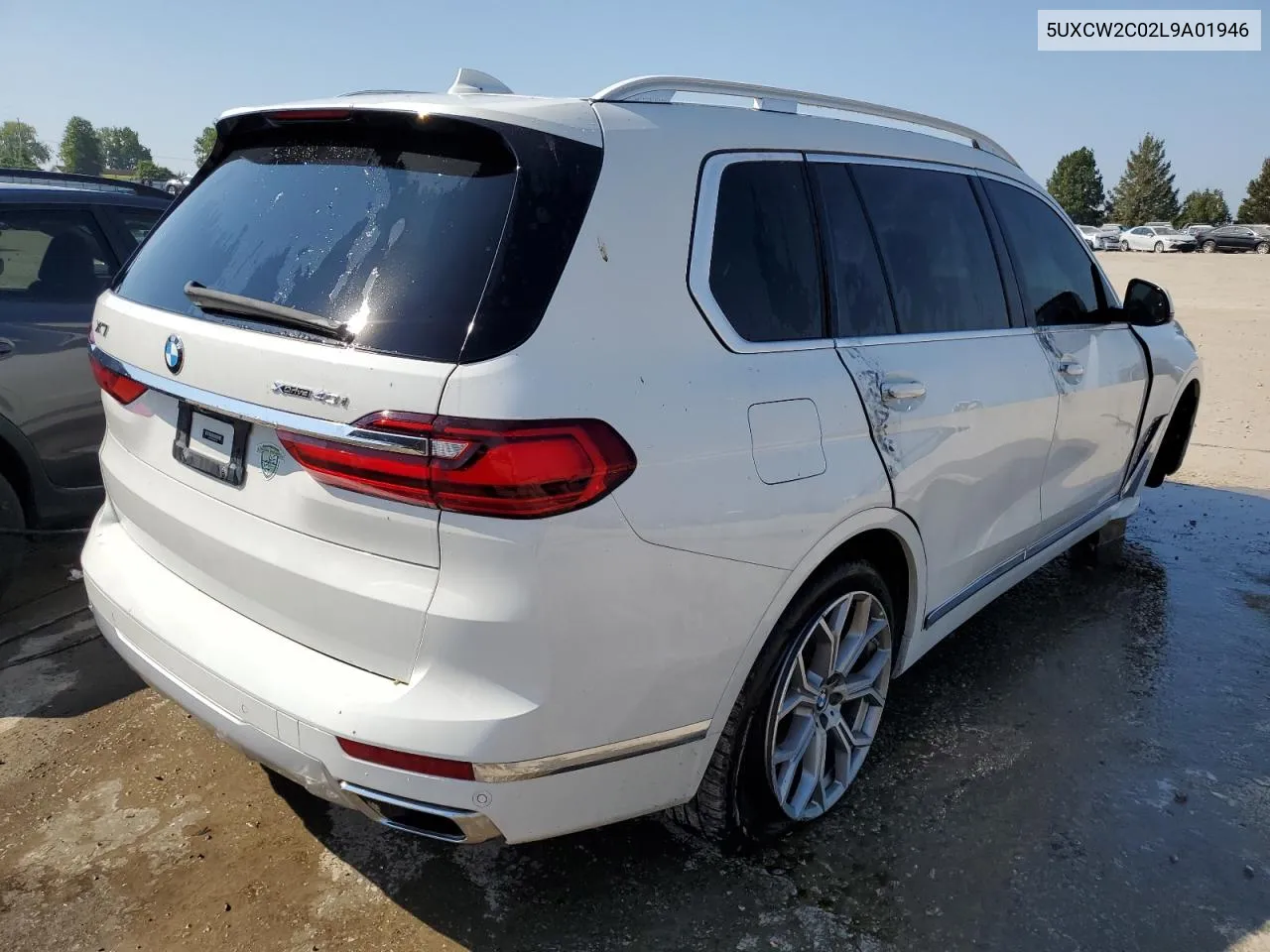 2020 BMW X7 xDrive40I VIN: 5UXCW2C02L9A01946 Lot: 69036044