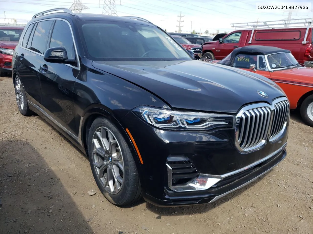 2020 BMW X7 xDrive40I VIN: 5UXCW2C04L9B27936 Lot: 70249424