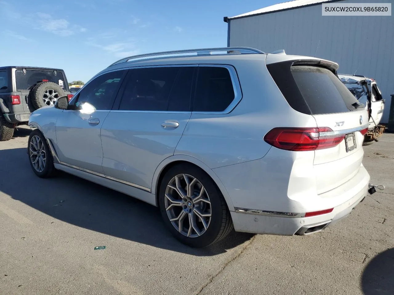 2020 BMW X7 xDrive40I VIN: 5UXCW2C0XL9B65820 Lot: 72357144