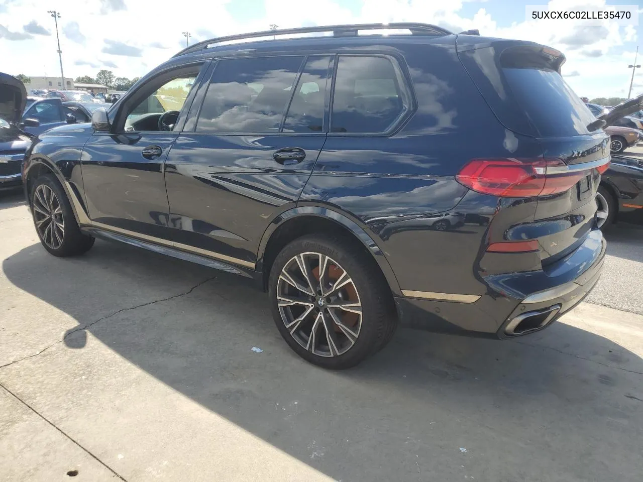 2020 BMW X7 M50I VIN: 5UXCX6C02LLE35470 Lot: 73926894