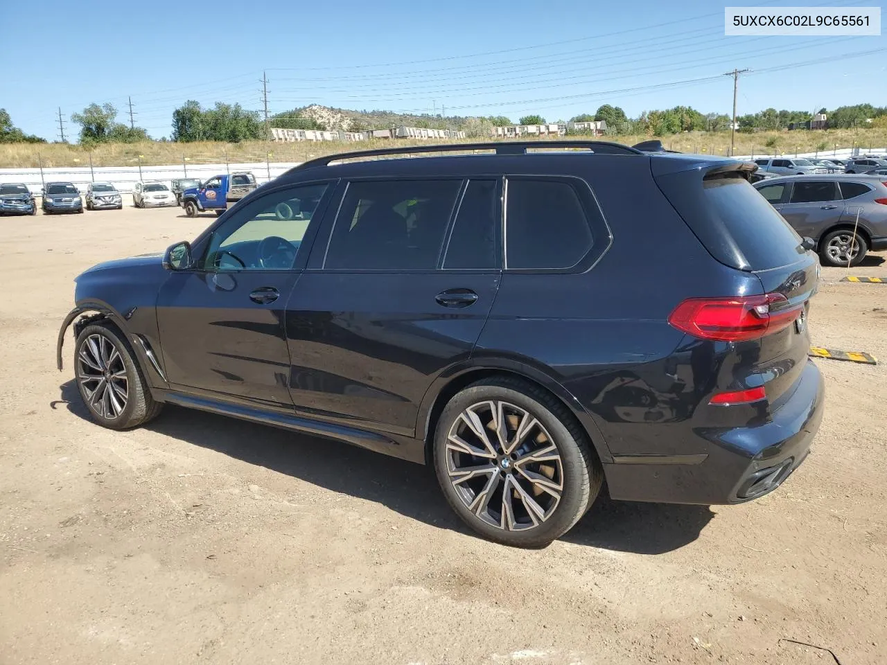 2020 BMW X7 M50I VIN: 5UXCX6C02L9C65561 Lot: 74263834