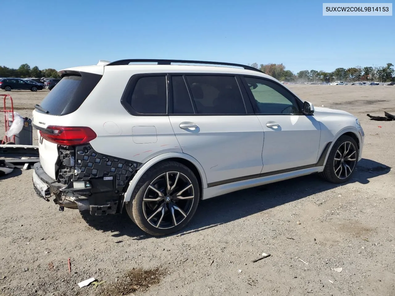 2020 BMW X7 xDrive40I VIN: 5UXCW2C06L9B14153 Lot: 75315124