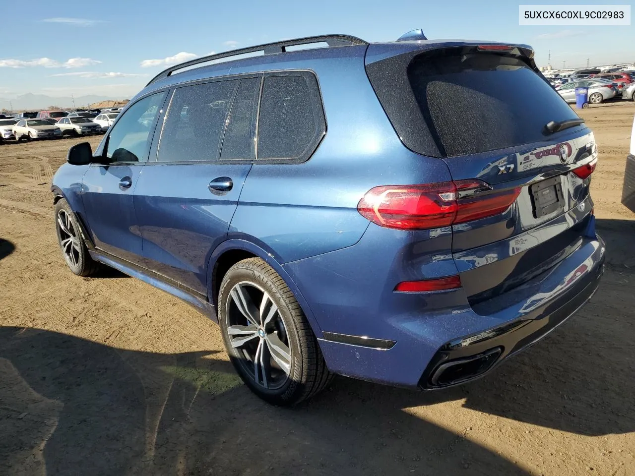 2020 BMW X7 M50I VIN: 5UXCX6C0XL9C02983 Lot: 77907054