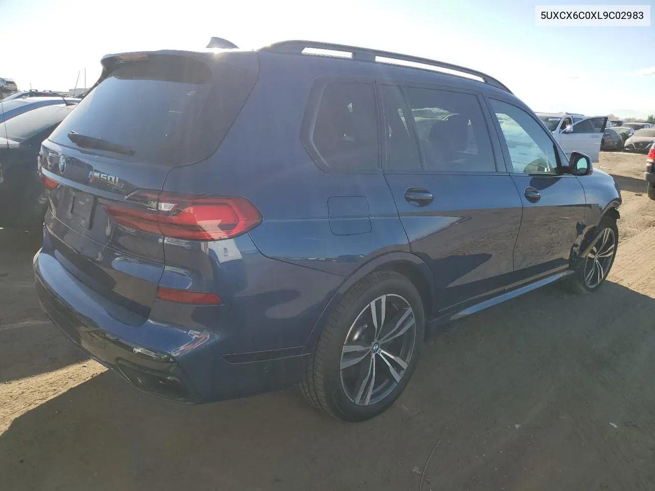 2020 BMW X7 M50I VIN: 5UXCX6C0XL9C02983 Lot: 77907054