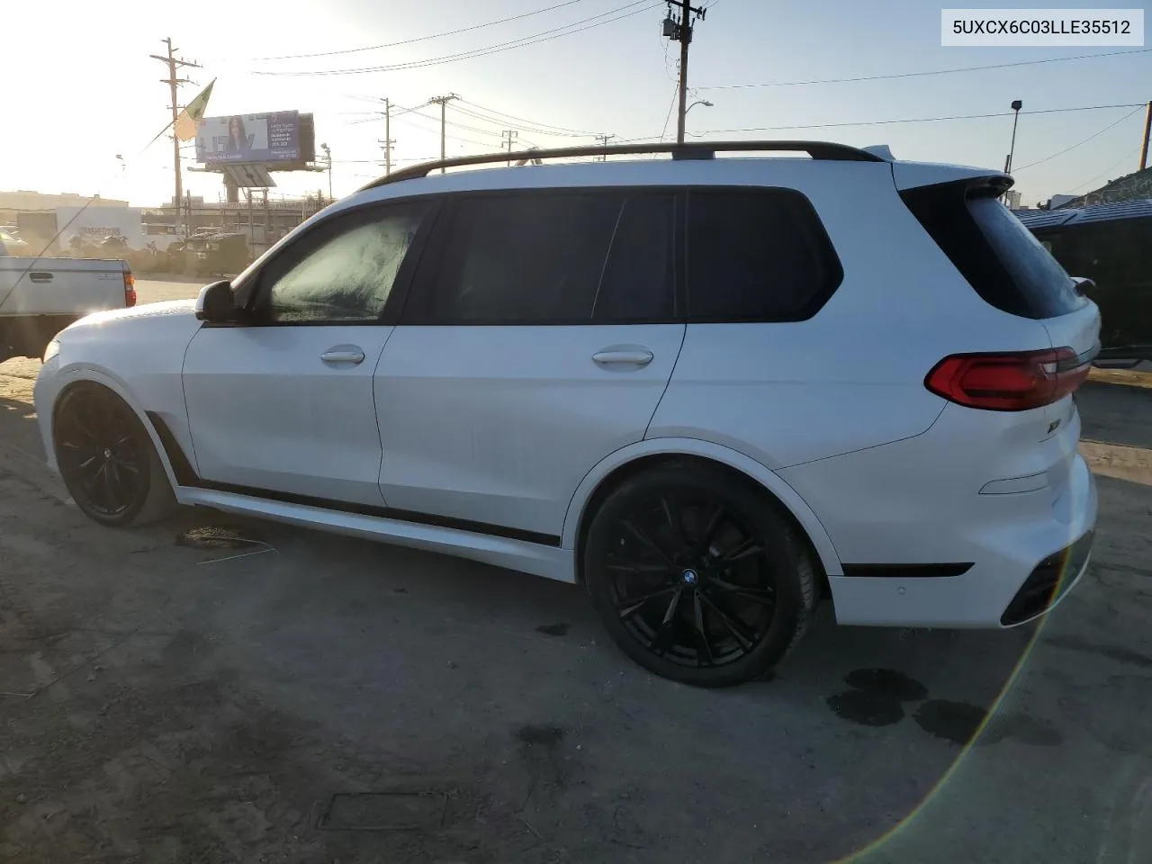 2020 BMW X7 M50I VIN: 5UXCX6C03LLE35512 Lot: 78481664