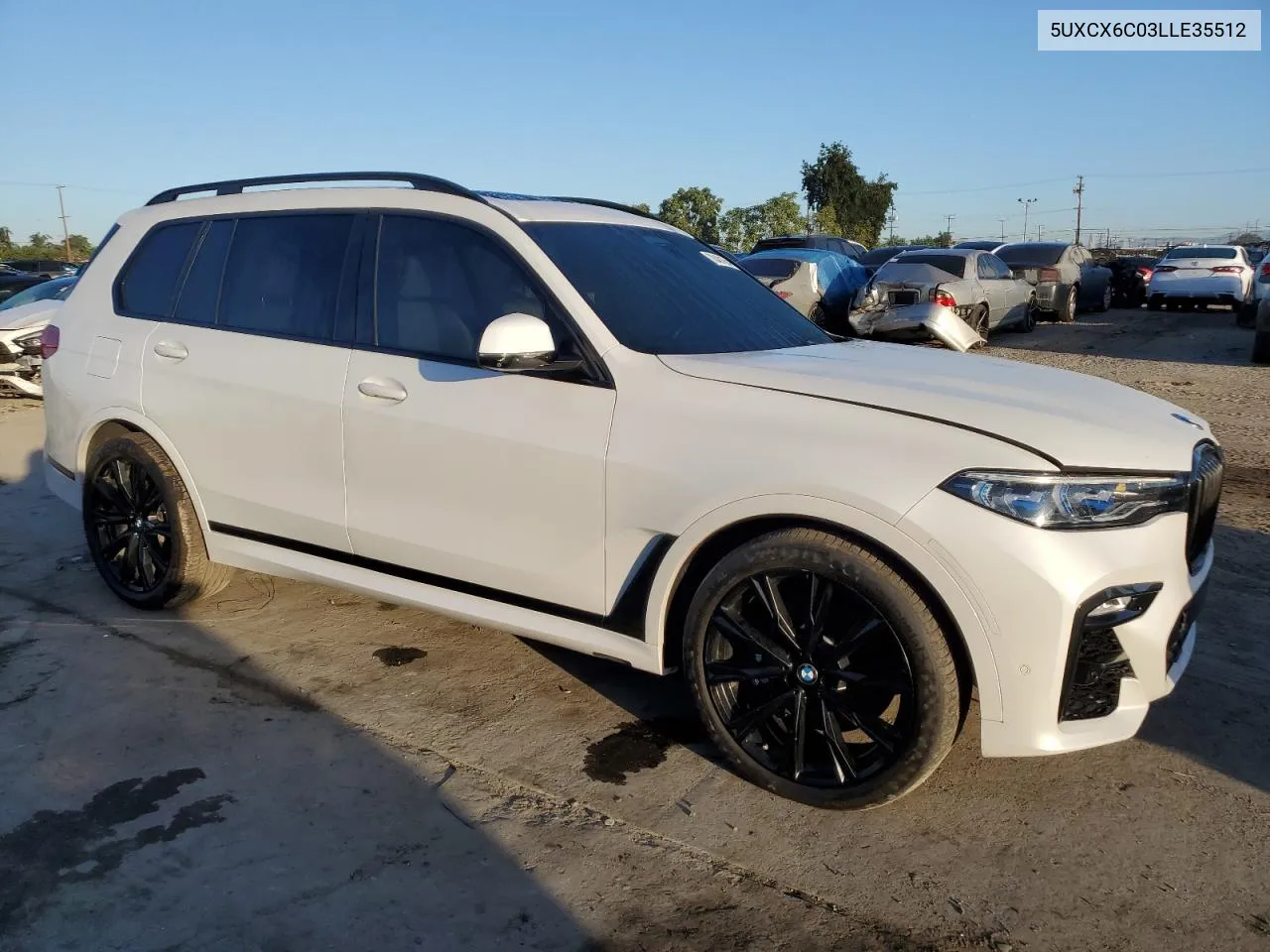 2020 BMW X7 M50I VIN: 5UXCX6C03LLE35512 Lot: 78481664