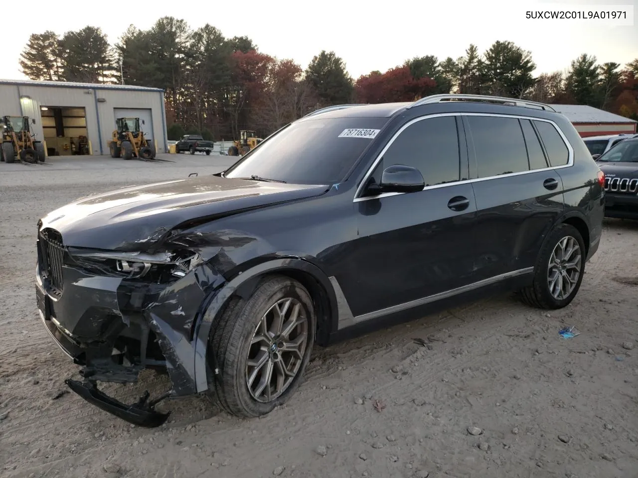 2020 BMW X7 xDrive40I VIN: 5UXCW2C01L9A01971 Lot: 78716304