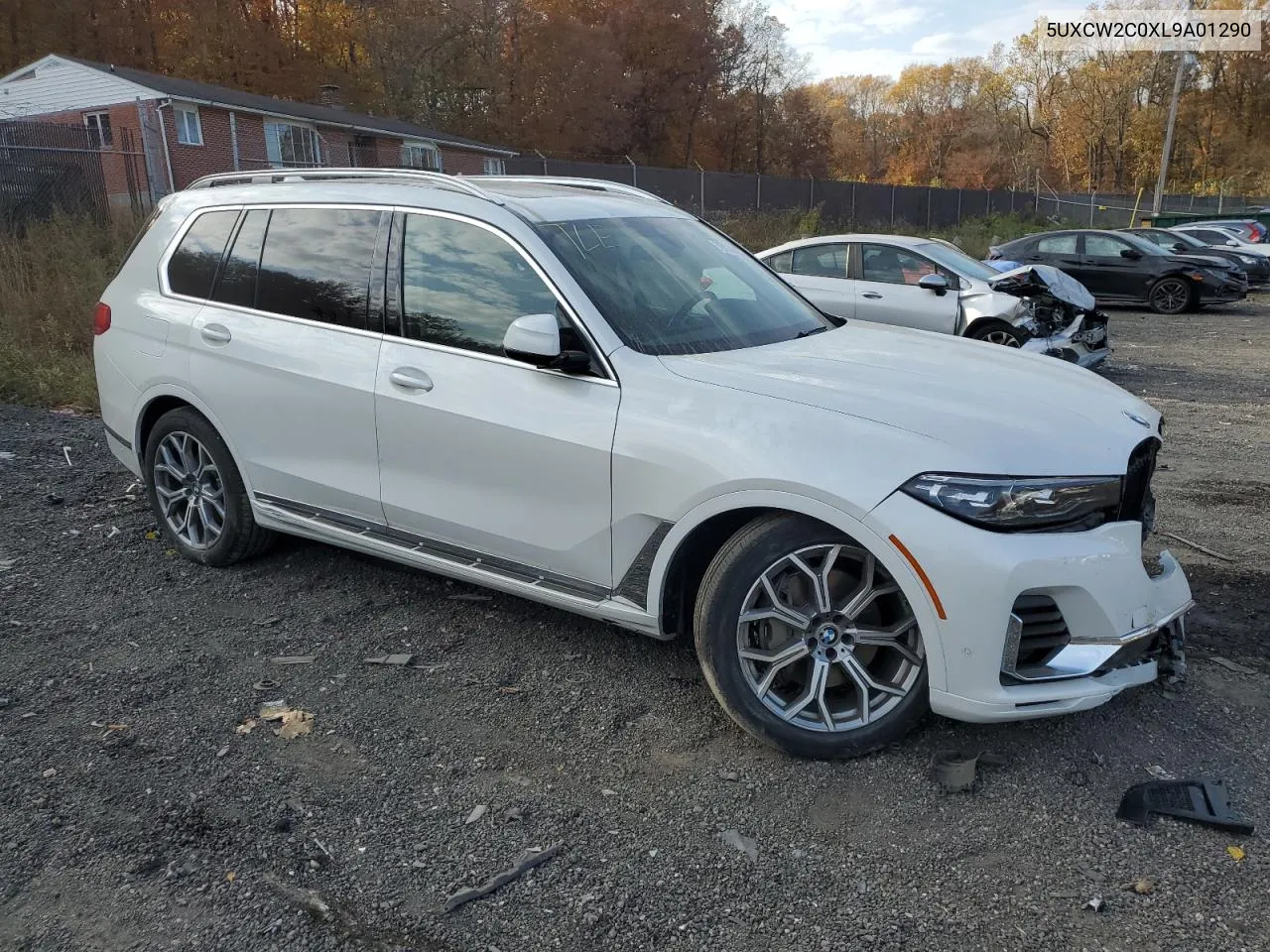 2020 BMW X7 xDrive40I VIN: 5UXCW2C0XL9A01290 Lot: 79114424