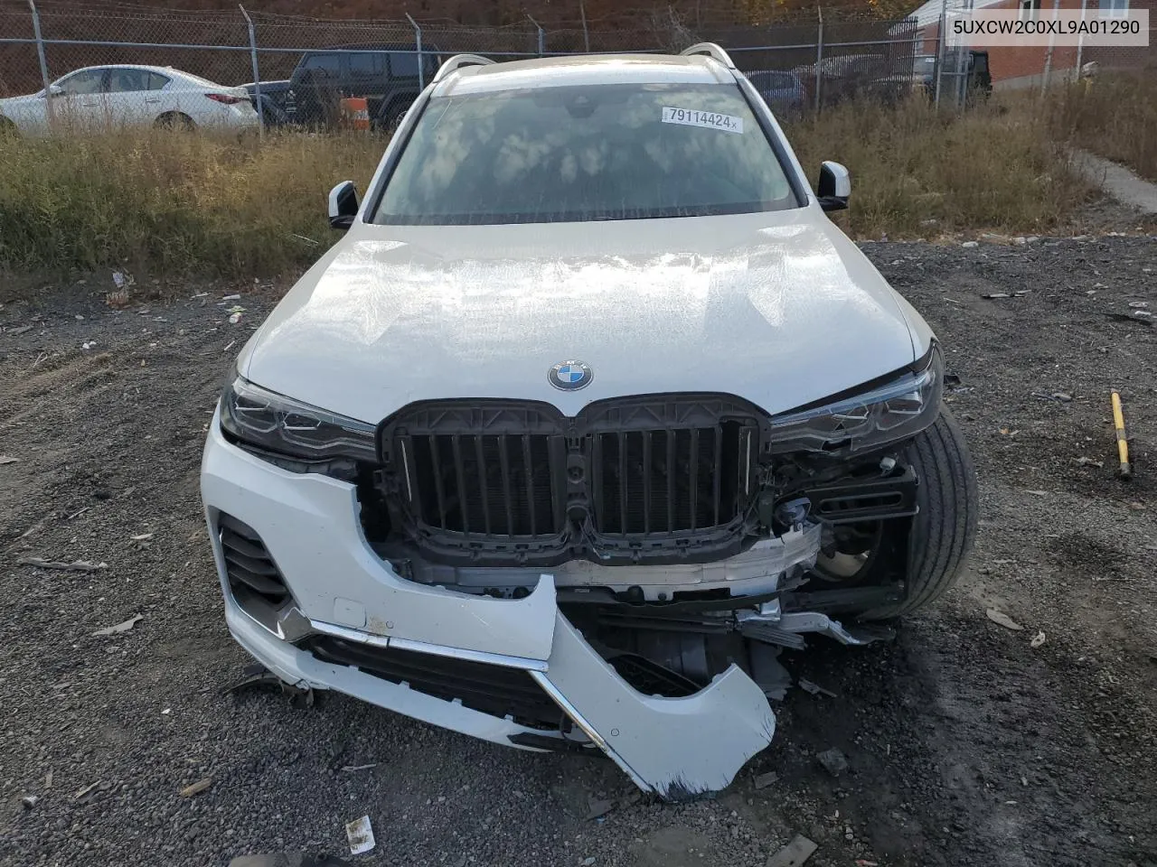 2020 BMW X7 xDrive40I VIN: 5UXCW2C0XL9A01290 Lot: 79114424