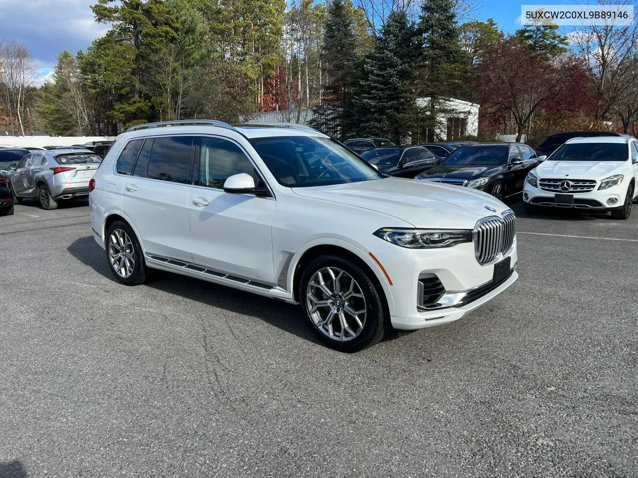 2020 BMW X7 xDrive40I VIN: 5UXCW2C0XL9B89146 Lot: 80431564