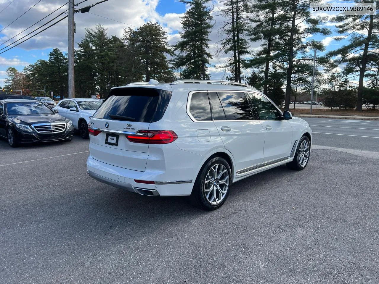 2020 BMW X7 xDrive40I VIN: 5UXCW2C0XL9B89146 Lot: 80431564