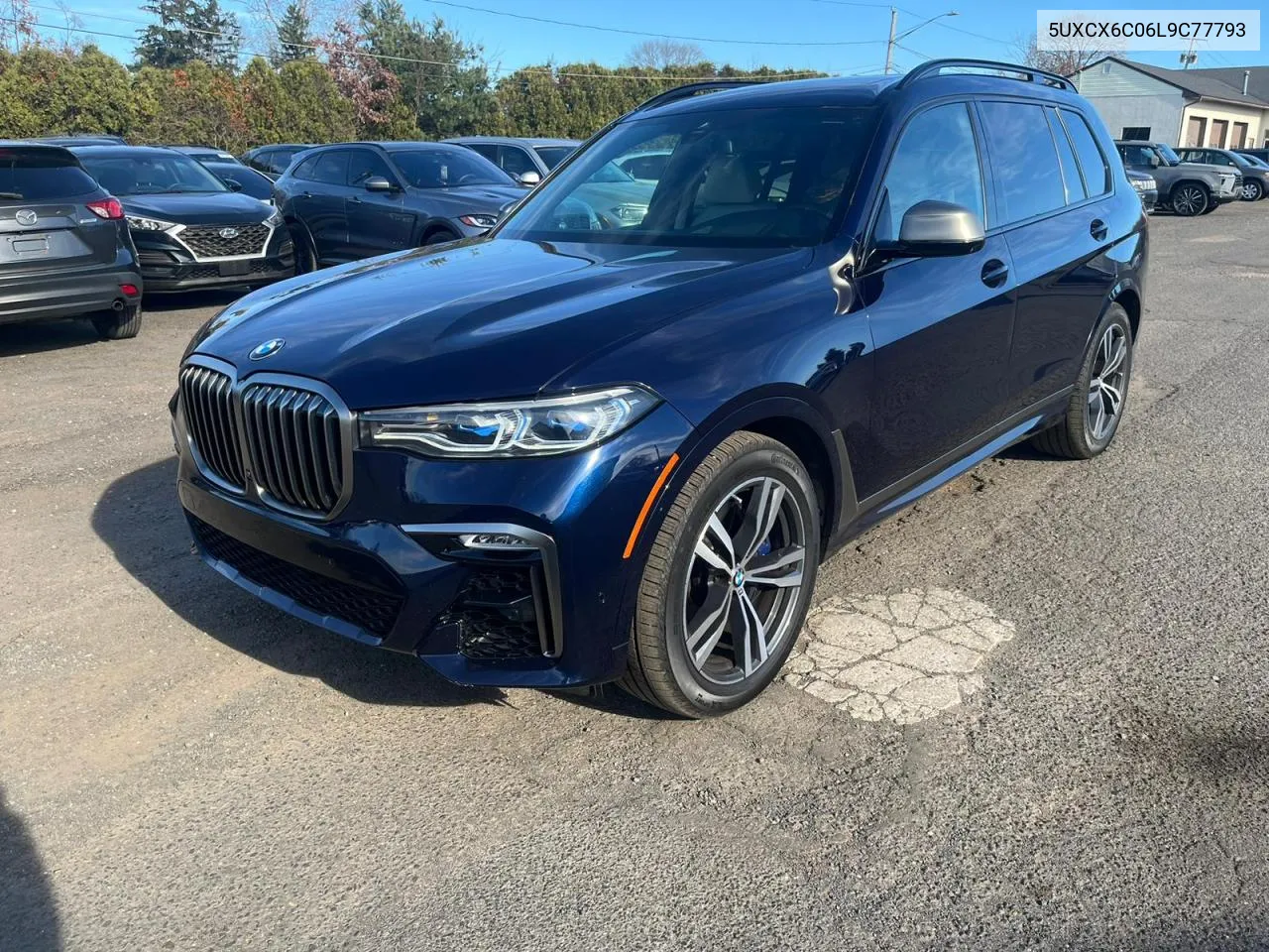 2020 BMW X7 M50I VIN: 5UXCX6C06L9C77793 Lot: 81286544