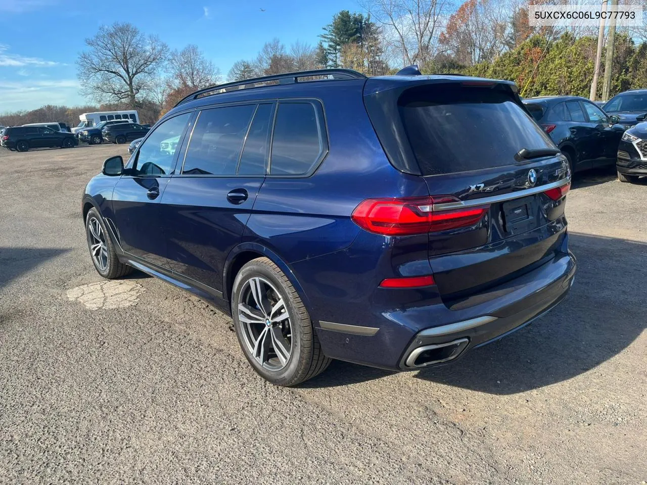 2020 BMW X7 M50I VIN: 5UXCX6C06L9C77793 Lot: 81286544