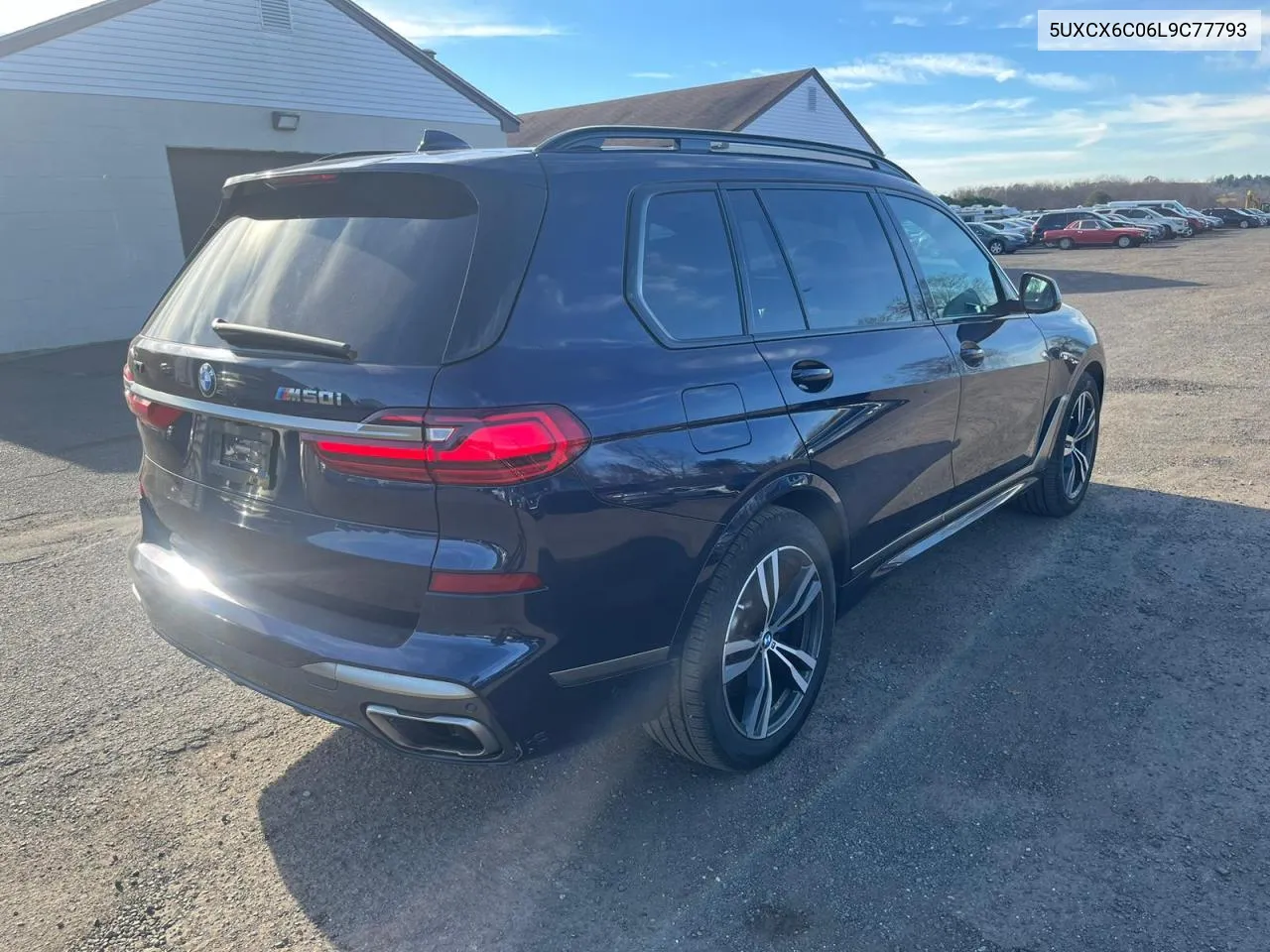 2020 BMW X7 M50I VIN: 5UXCX6C06L9C77793 Lot: 81286544