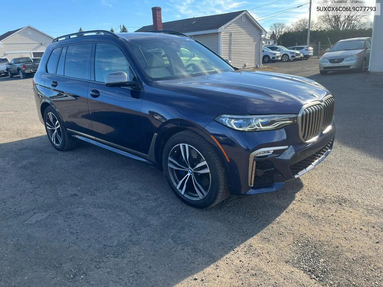 2020 BMW X7 M50I VIN: 5UXCX6C06L9C77793 Lot: 81286544