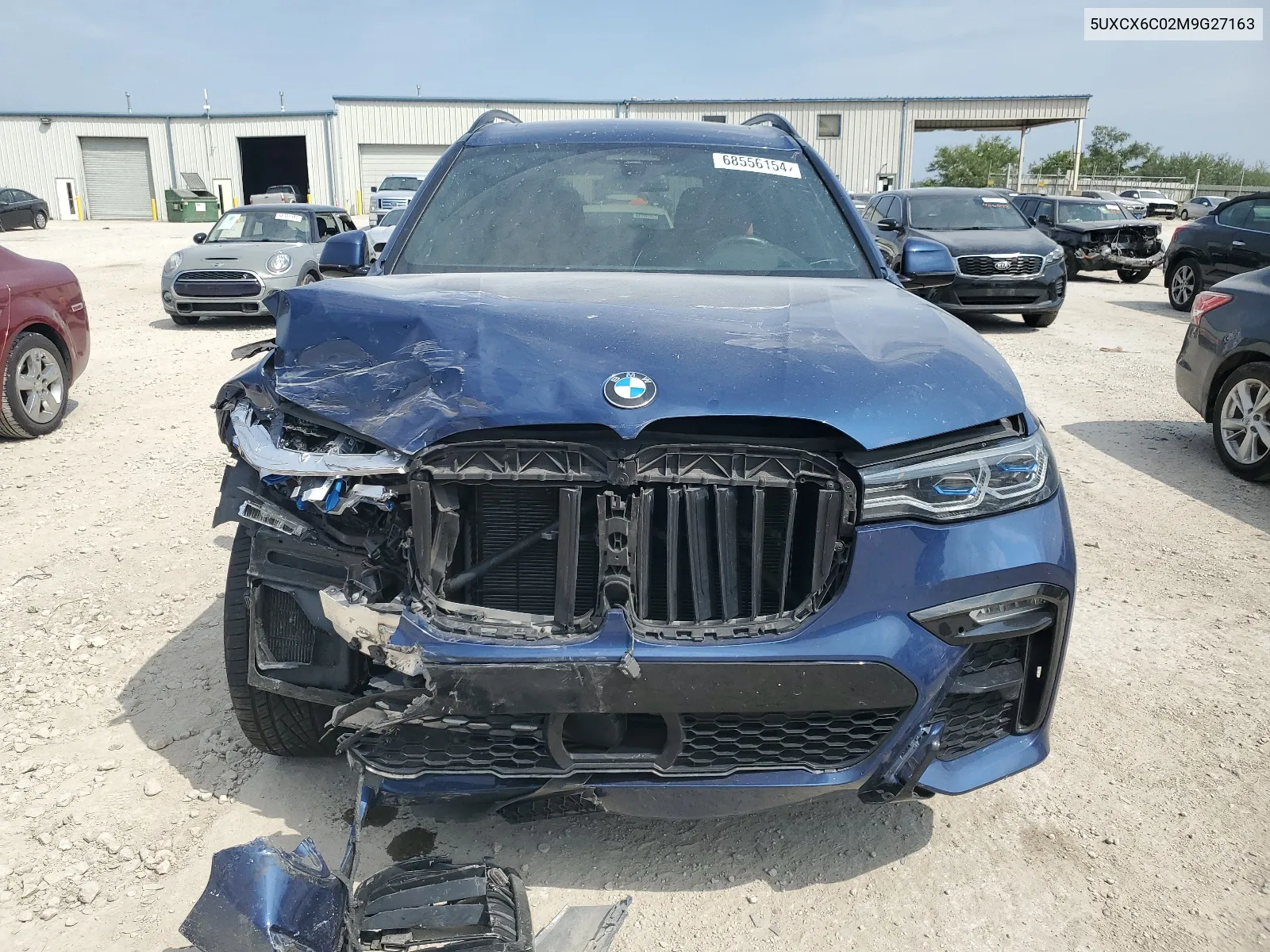 2021 BMW X7 M50I VIN: 5UXCX6C02M9G27163 Lot: 68556154