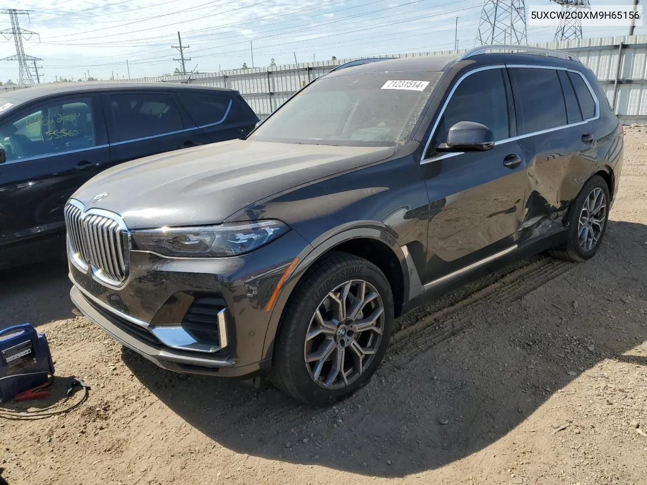 2021 BMW X7 xDrive40I VIN: 5UXCW2C0XM9H65156 Lot: 71231514