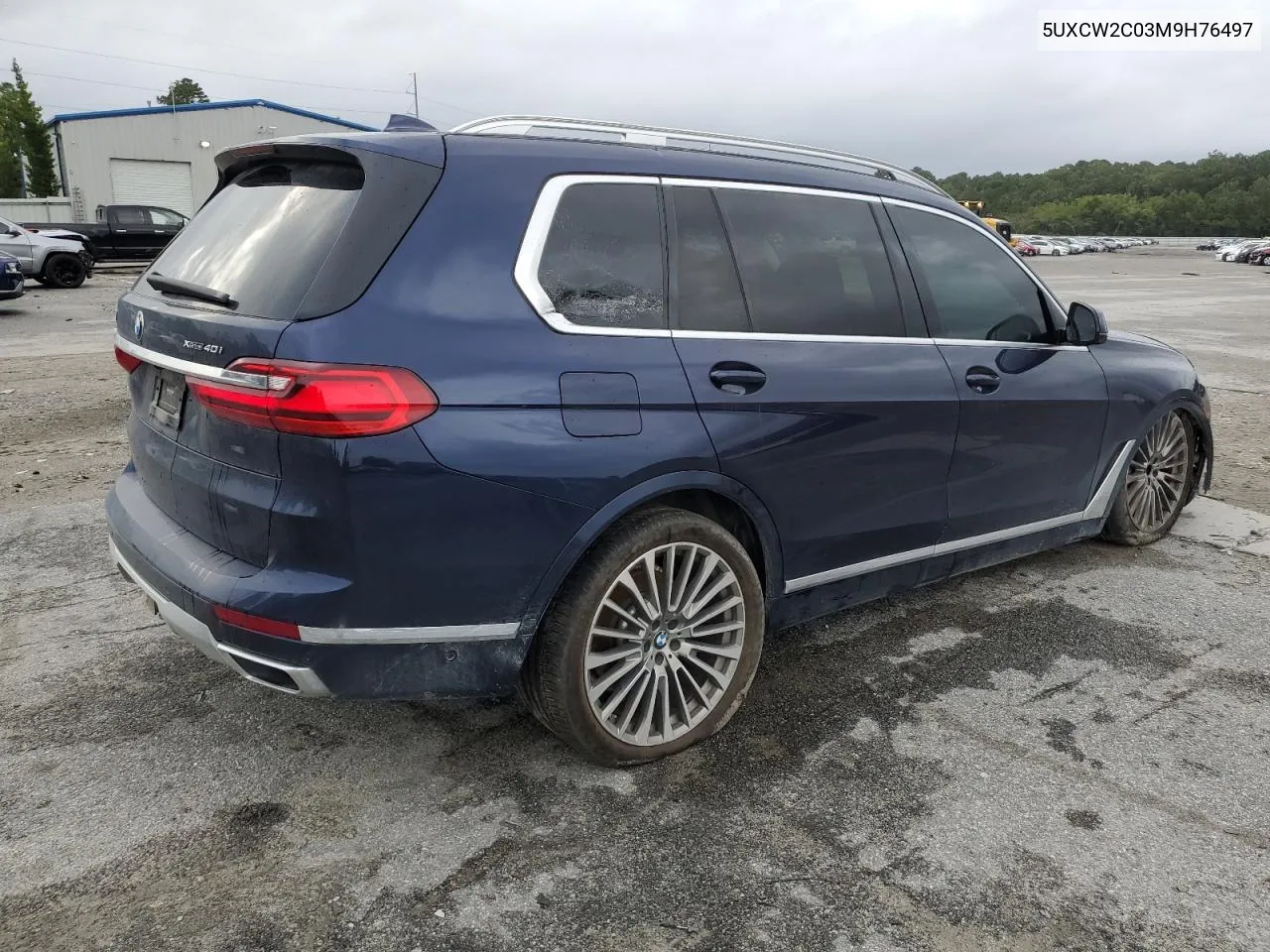 2021 BMW X7 xDrive40I VIN: 5UXCW2C03M9H76497 Lot: 73121604