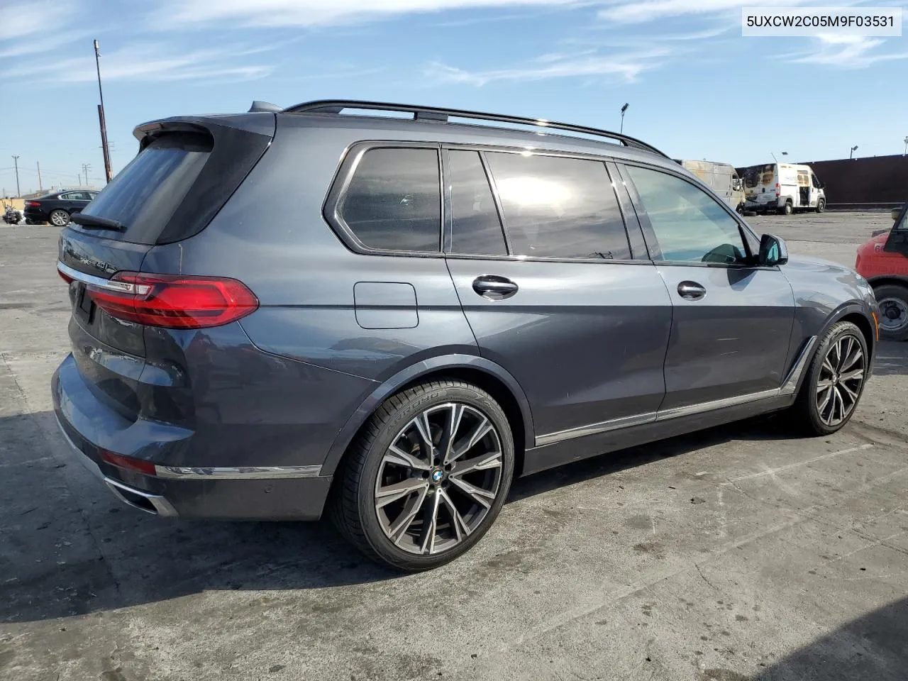 2021 BMW X7 xDrive40I VIN: 5UXCW2C05M9F03531 Lot: 77636854