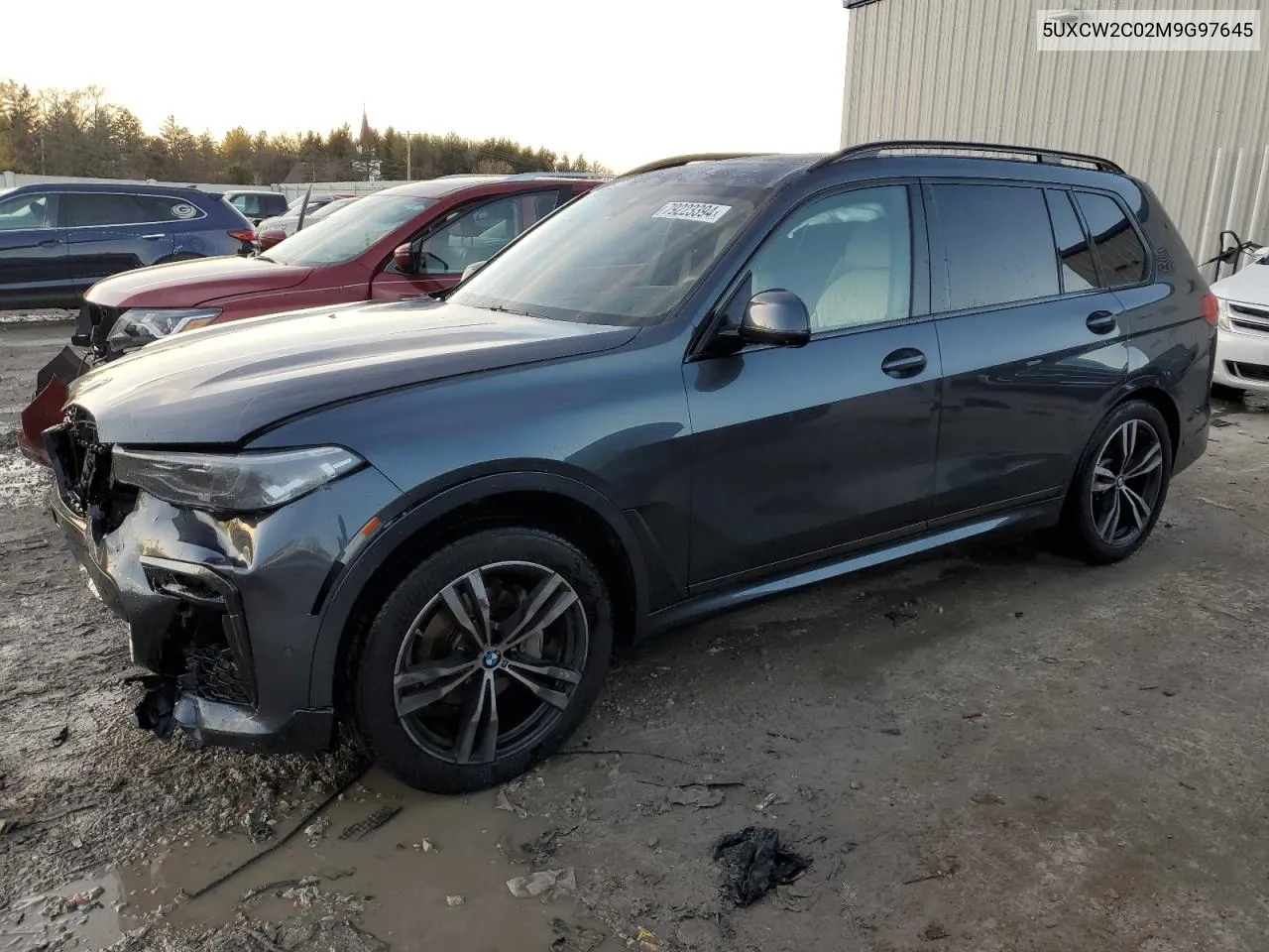 2021 BMW X7 xDrive40I VIN: 5UXCW2C02M9G97645 Lot: 79223394