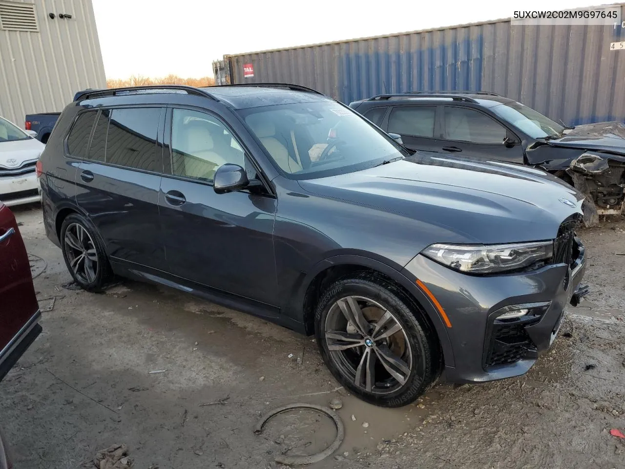 2021 BMW X7 xDrive40I VIN: 5UXCW2C02M9G97645 Lot: 79223394