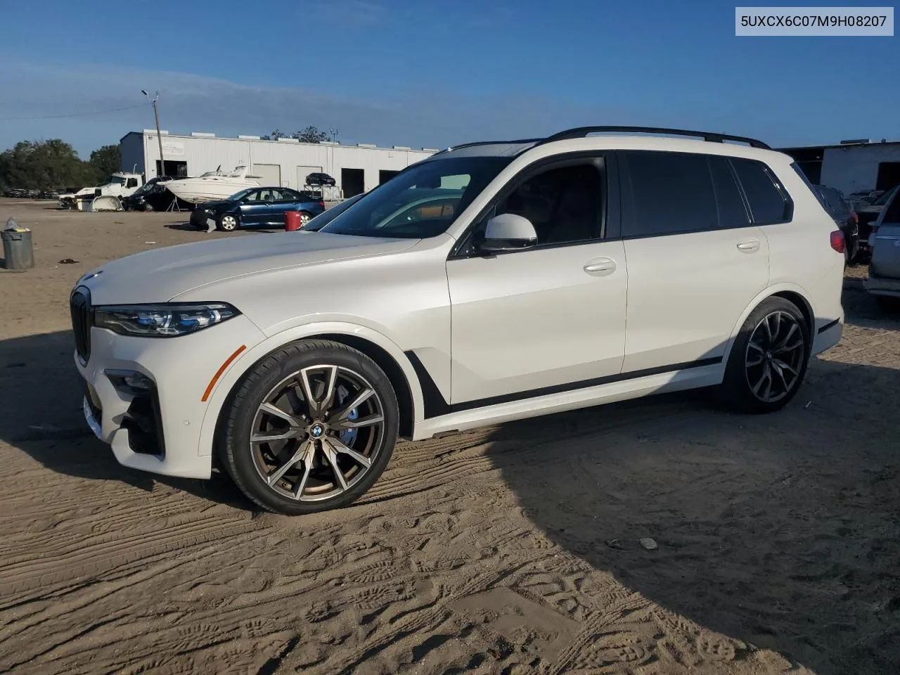 2021 BMW X7 M50I VIN: 5UXCX6C07M9H08207 Lot: 80362474