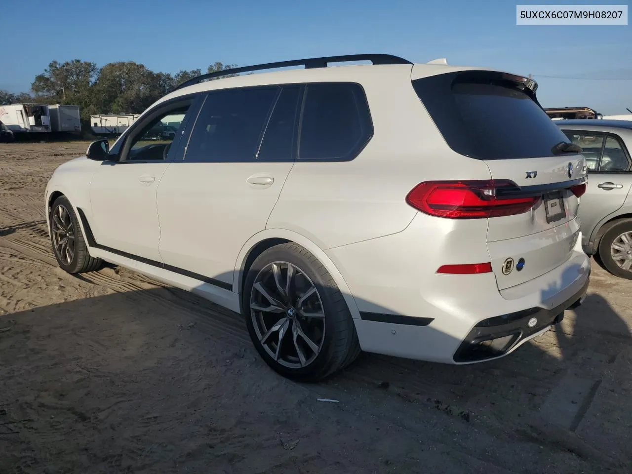 2021 BMW X7 M50I VIN: 5UXCX6C07M9H08207 Lot: 80362474