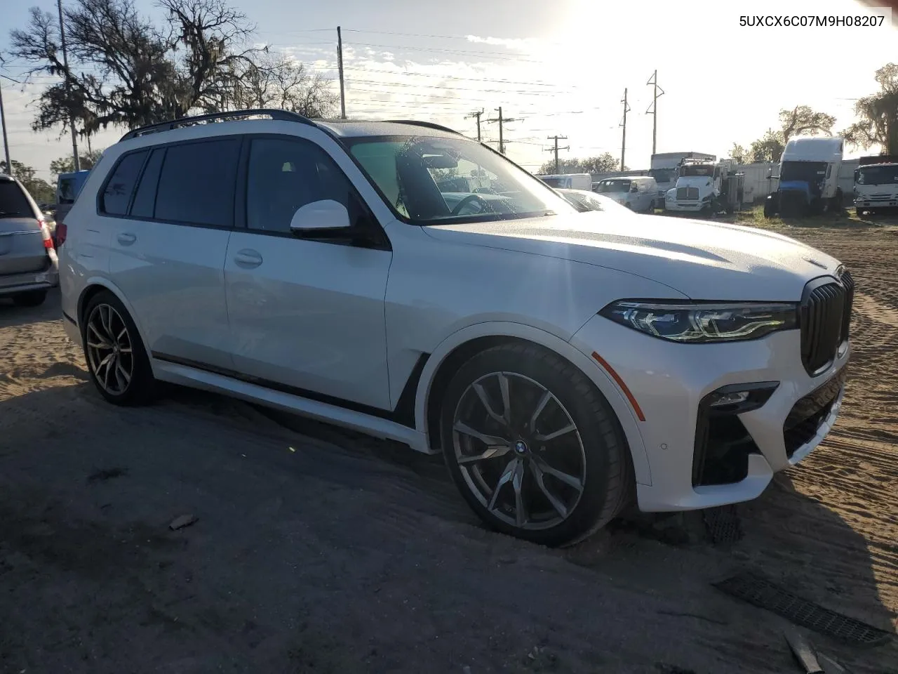 2021 BMW X7 M50I VIN: 5UXCX6C07M9H08207 Lot: 80362474