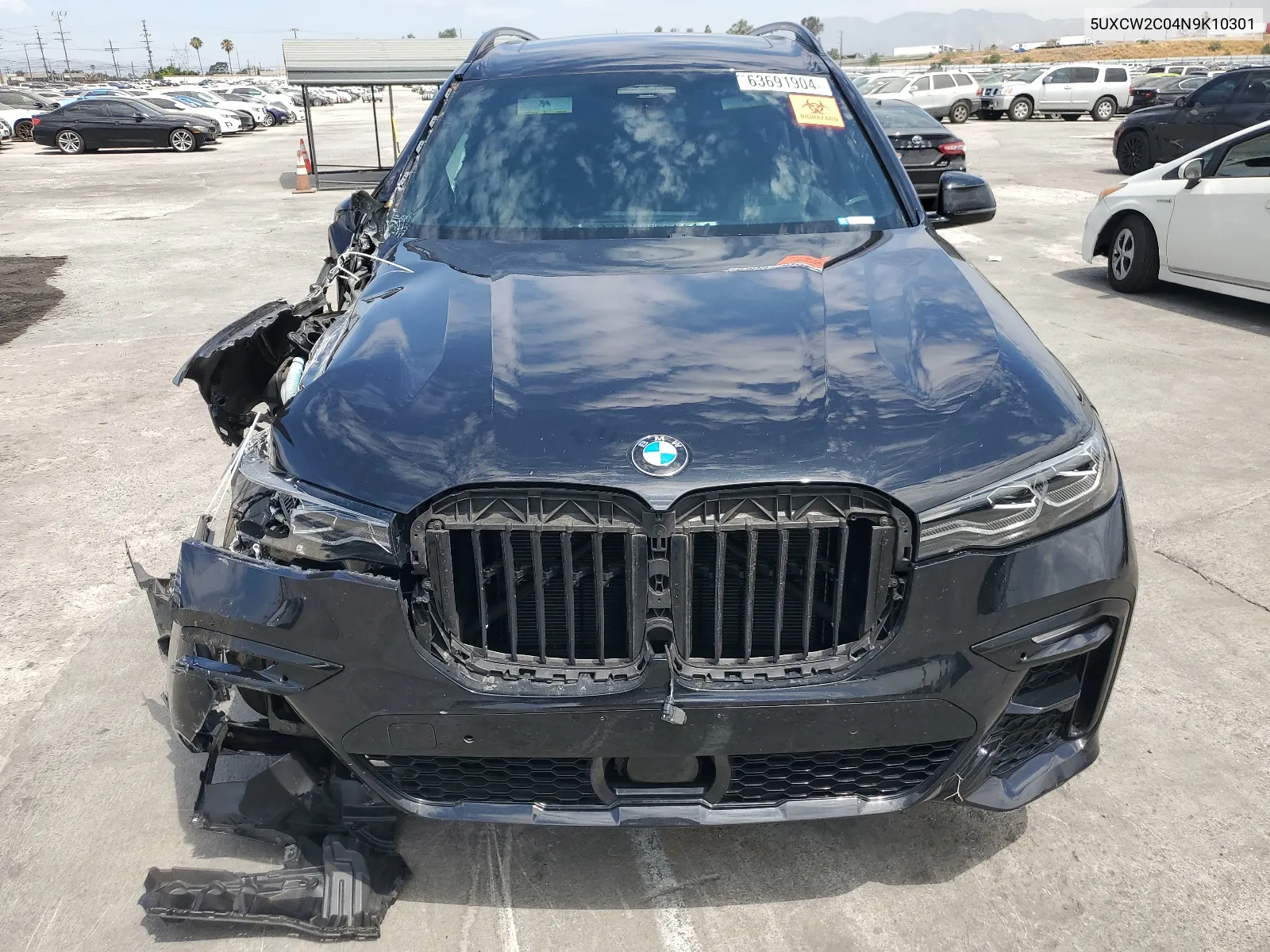 5UXCW2C04N9K10301 2022 BMW X7 xDrive40I