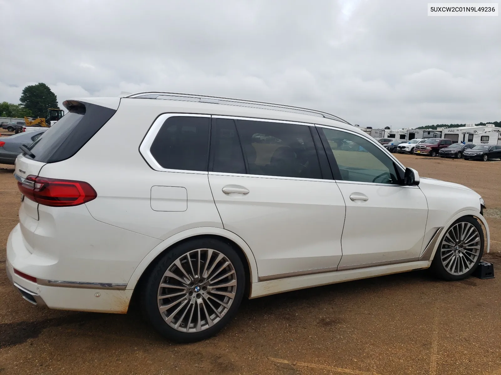 2022 BMW X7 xDrive40I VIN: 5UXCW2C01N9L49236 Lot: 64152044