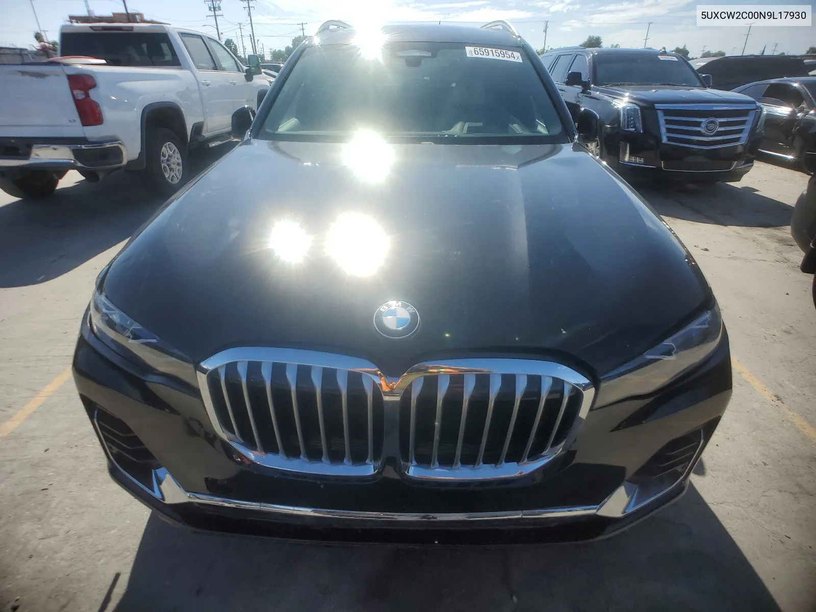 2022 BMW X7 xDrive40I VIN: 5UXCW2C00N9L17930 Lot: 65915954