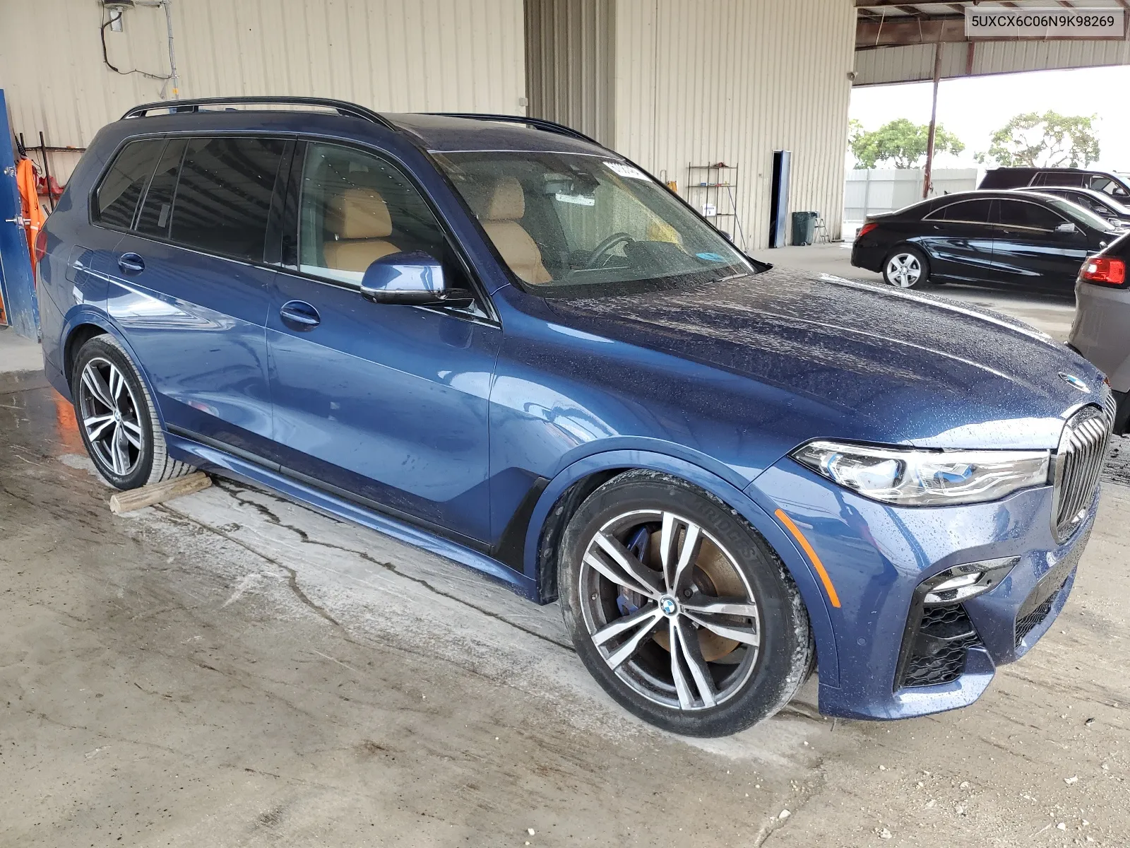 2022 BMW X7 M50I VIN: 5UXCX6C06N9K98269 Lot: 67087484