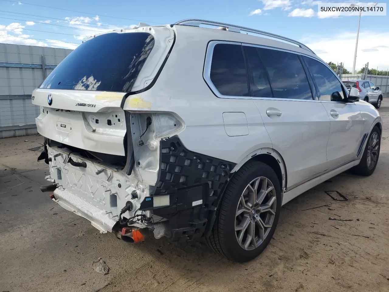 2022 BMW X7 xDrive40I VIN: 5UXCW2C09N9L14170 Lot: 67884474