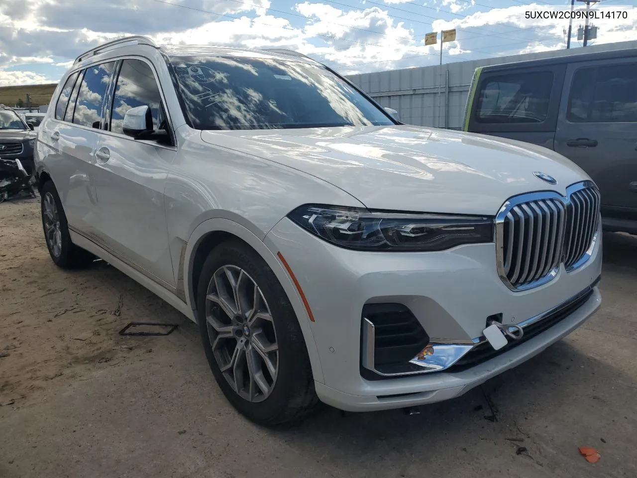 2022 BMW X7 xDrive40I VIN: 5UXCW2C09N9L14170 Lot: 67884474