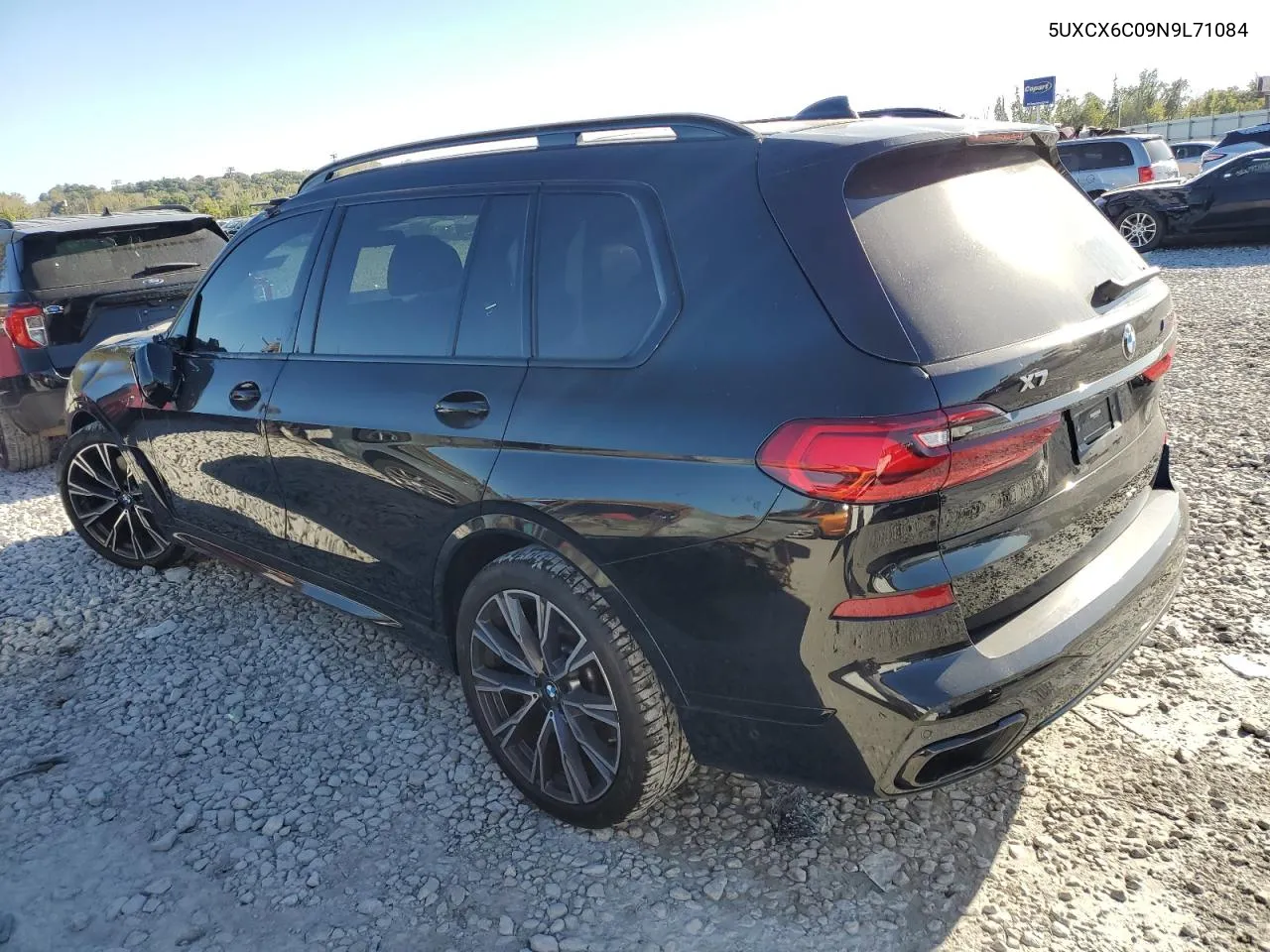 2022 BMW X7 M50I VIN: 5UXCX6C09N9L71084 Lot: 72499604