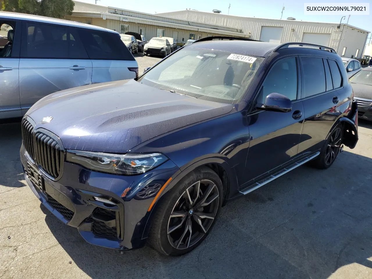 2022 BMW X7 xDrive40I VIN: 5UXCW2C09N9L79021 Lot: 72824174