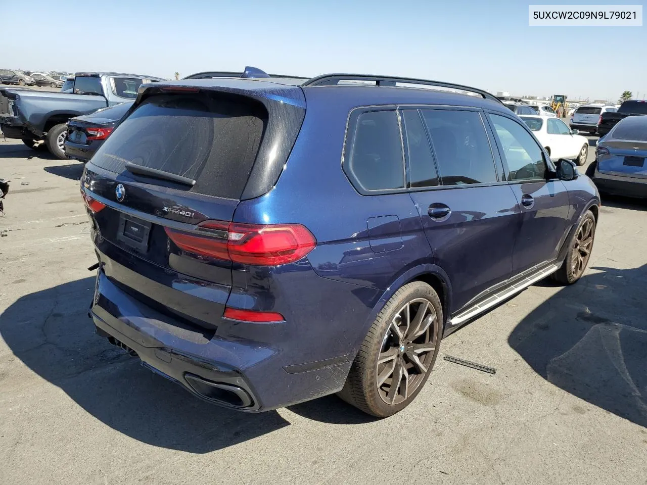 2022 BMW X7 xDrive40I VIN: 5UXCW2C09N9L79021 Lot: 72824174