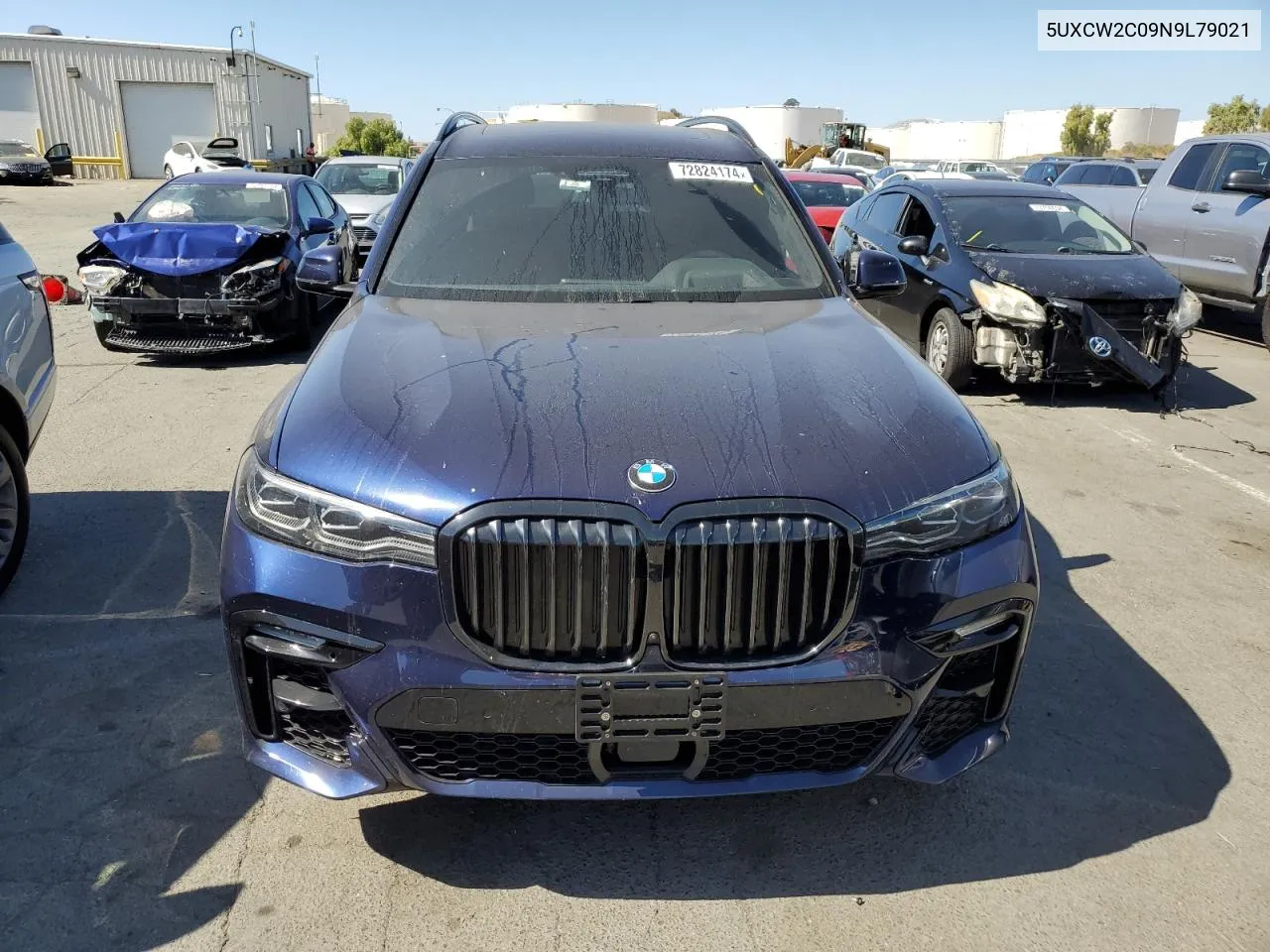 2022 BMW X7 xDrive40I VIN: 5UXCW2C09N9L79021 Lot: 72824174