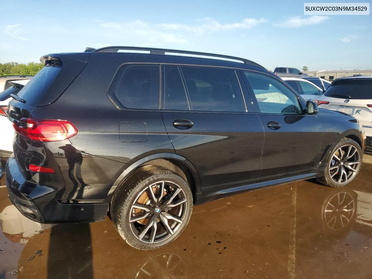 2022 BMW X7 xDrive40I VIN: 5UXCW2C03N9M34529 Lot: 73693584