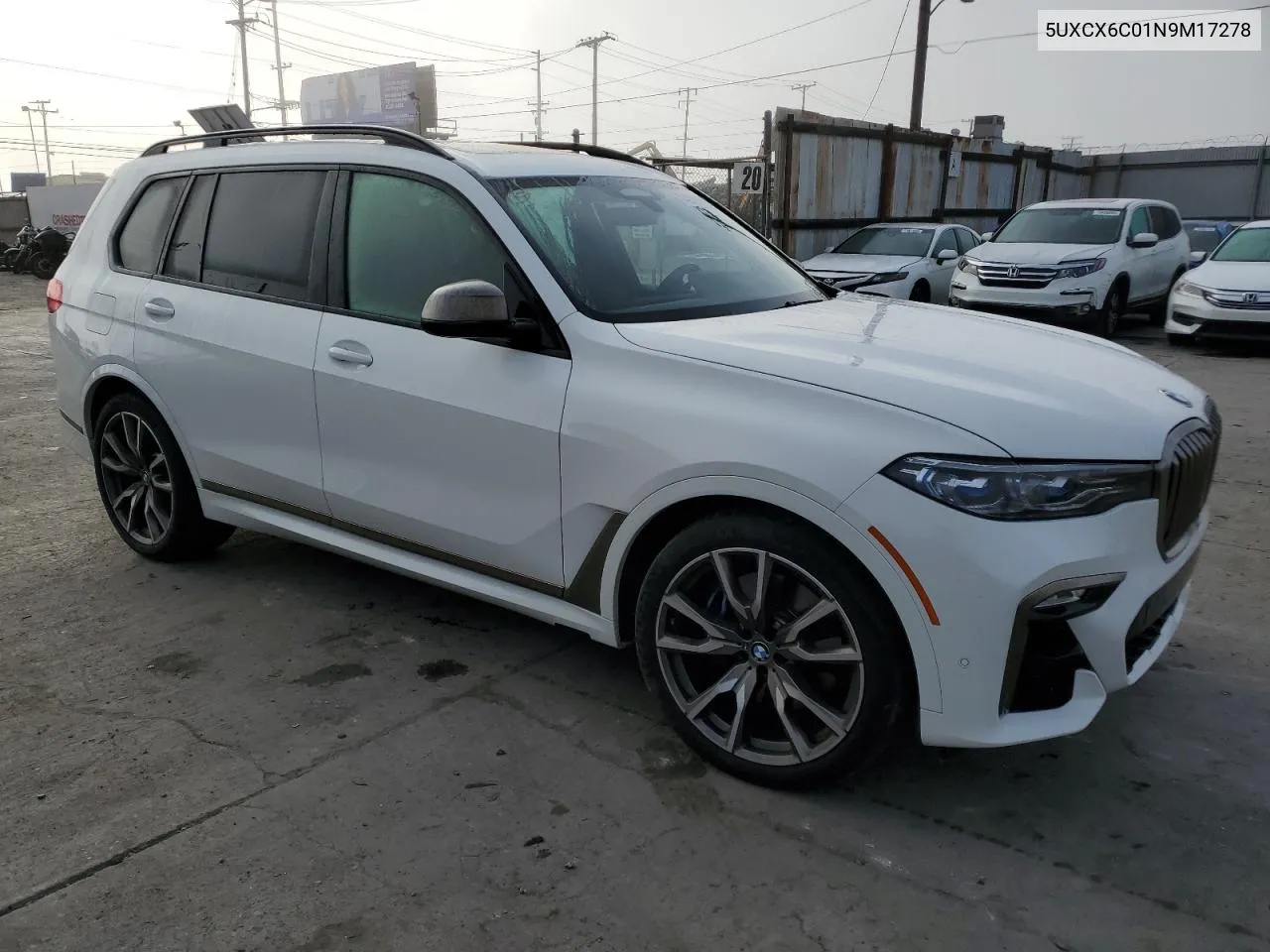 5UXCX6C01N9M17278 2022 BMW X7 M50I