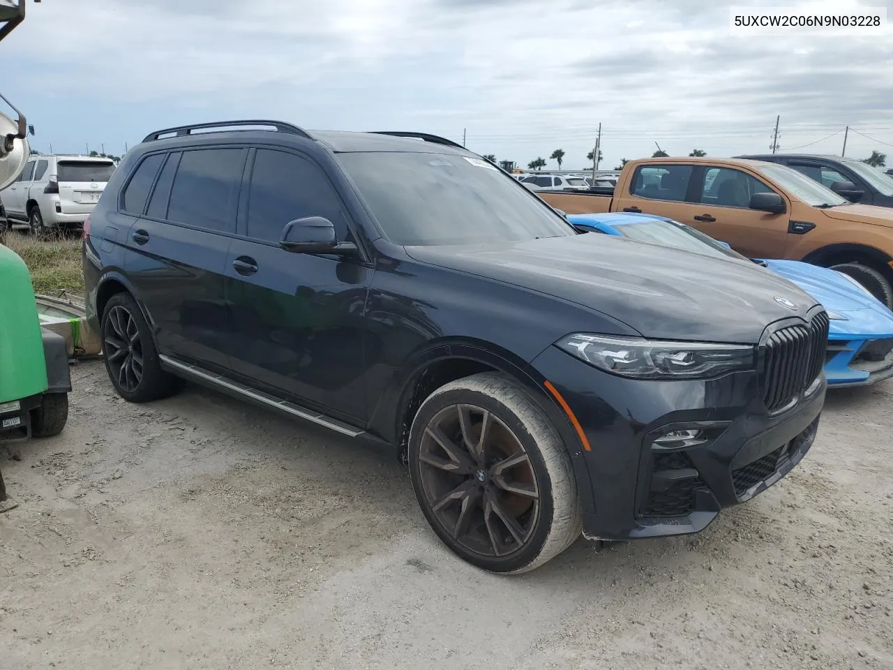 2022 BMW X7 xDrive40I VIN: 5UXCW2C06N9N03228 Lot: 74430444