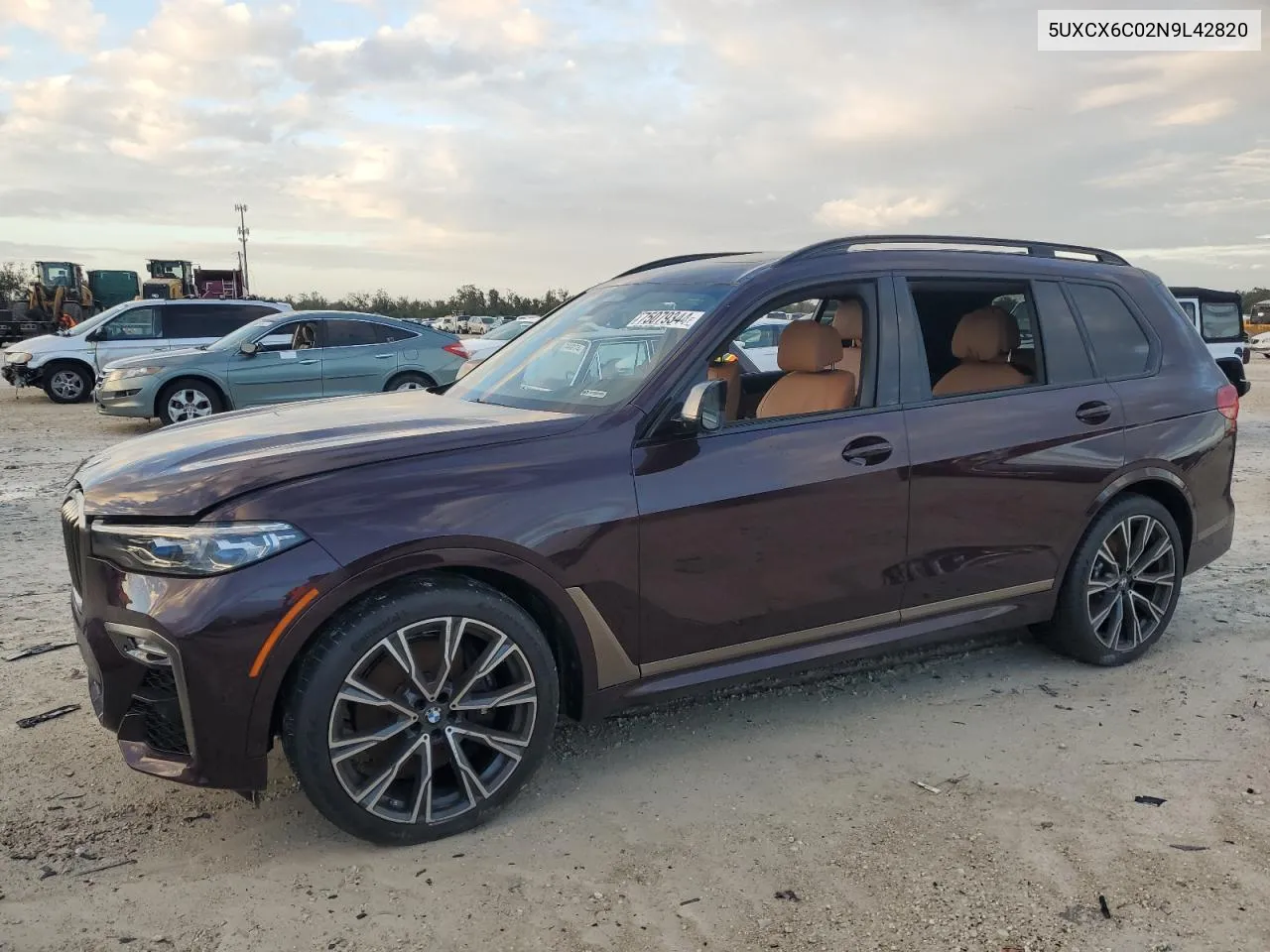 5UXCX6C02N9L42820 2022 BMW X7 M50I