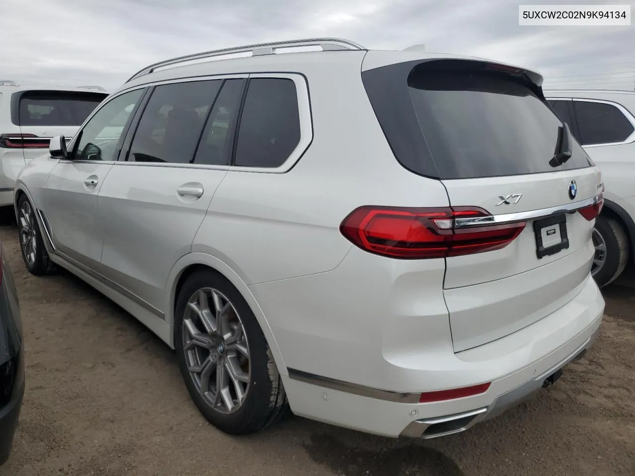 2022 BMW X7 xDrive40I VIN: 5UXCW2C02N9K94134 Lot: 75908694