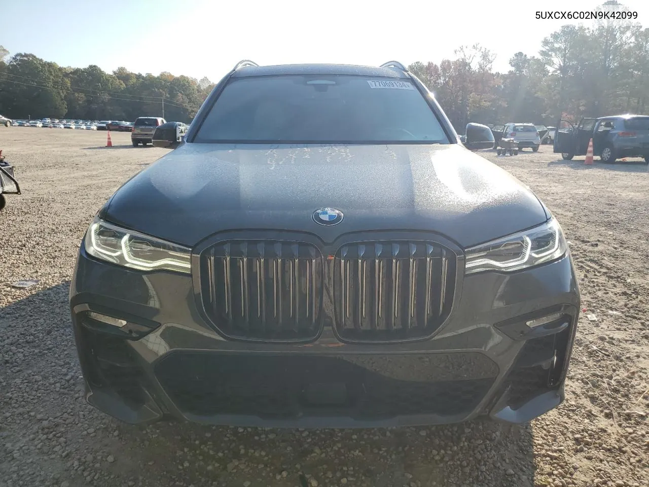 2022 BMW X7 M50I VIN: 5UXCX6C02N9K42099 Lot: 77069134