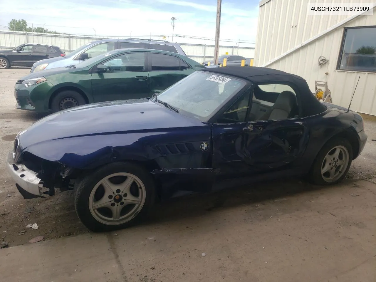 1996 BMW Z3 1.9 VIN: 4USCH7321TLB73909 Lot: 58701494